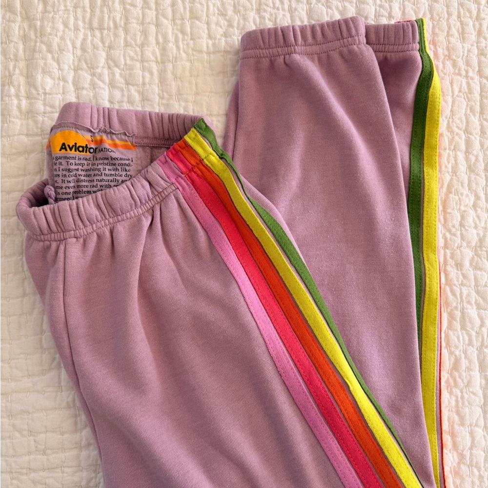 Aviator Nation Five Stripe Sweatpants